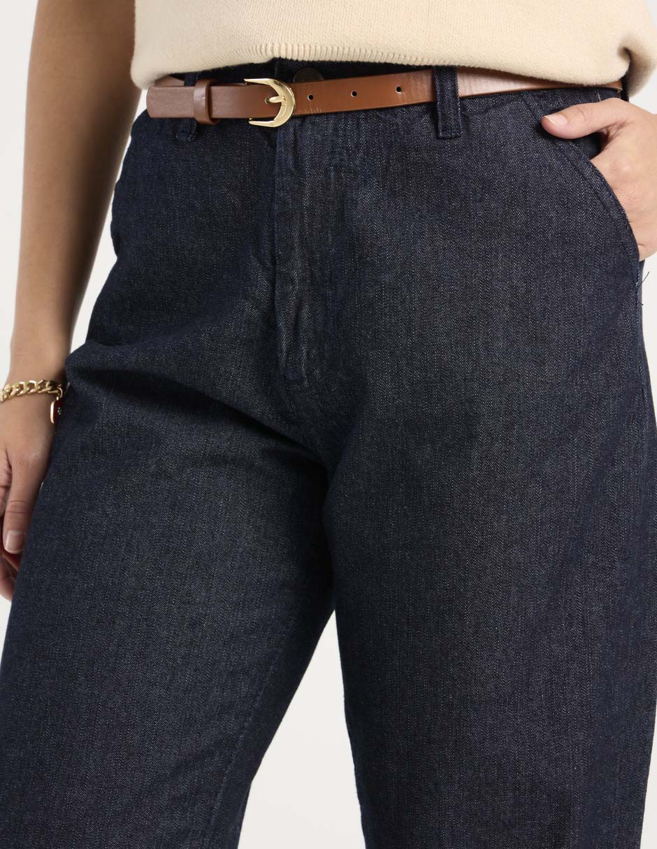 Jeans straight para mujer 4