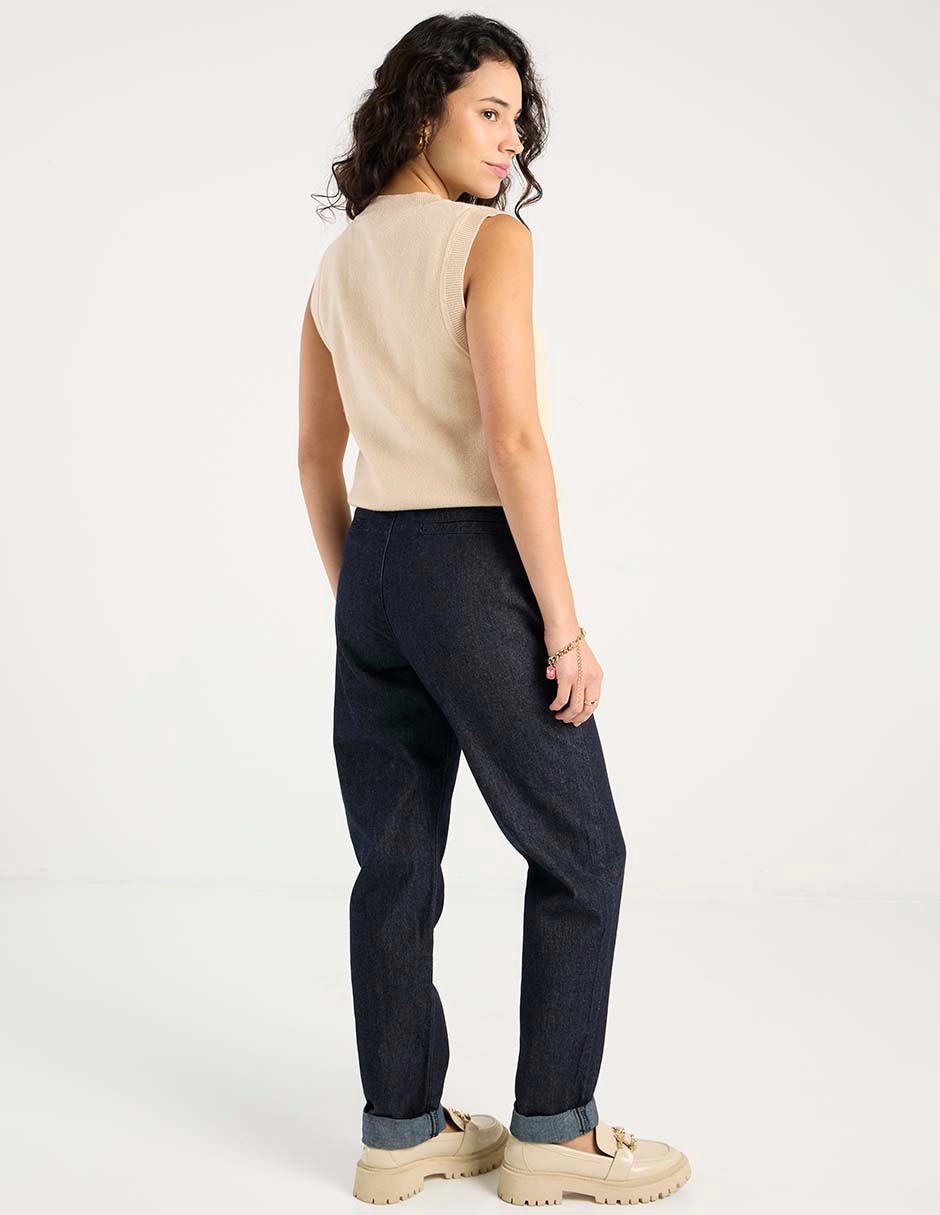 Jeans straight para mujer 6