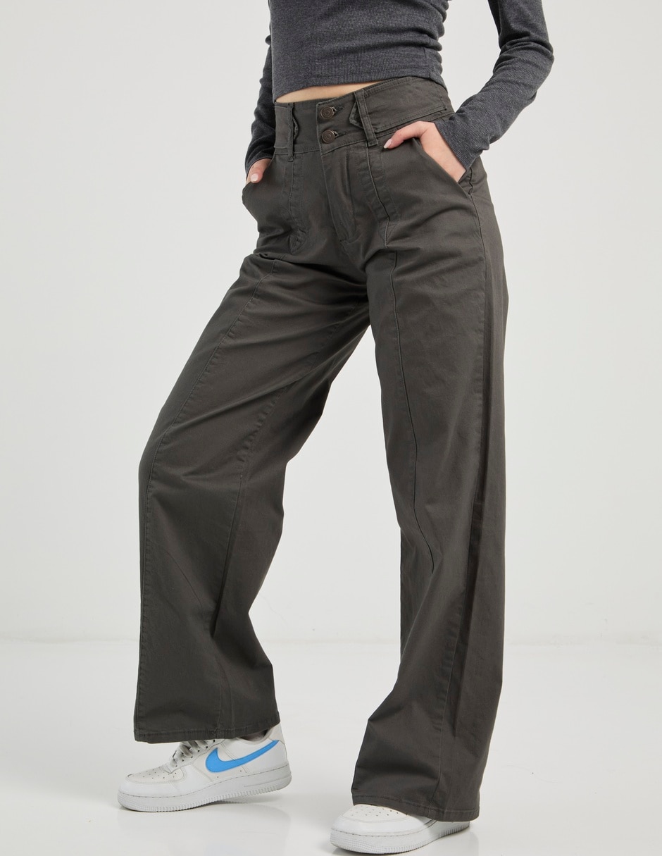 Pantalón relaxed straight para mujer 2
