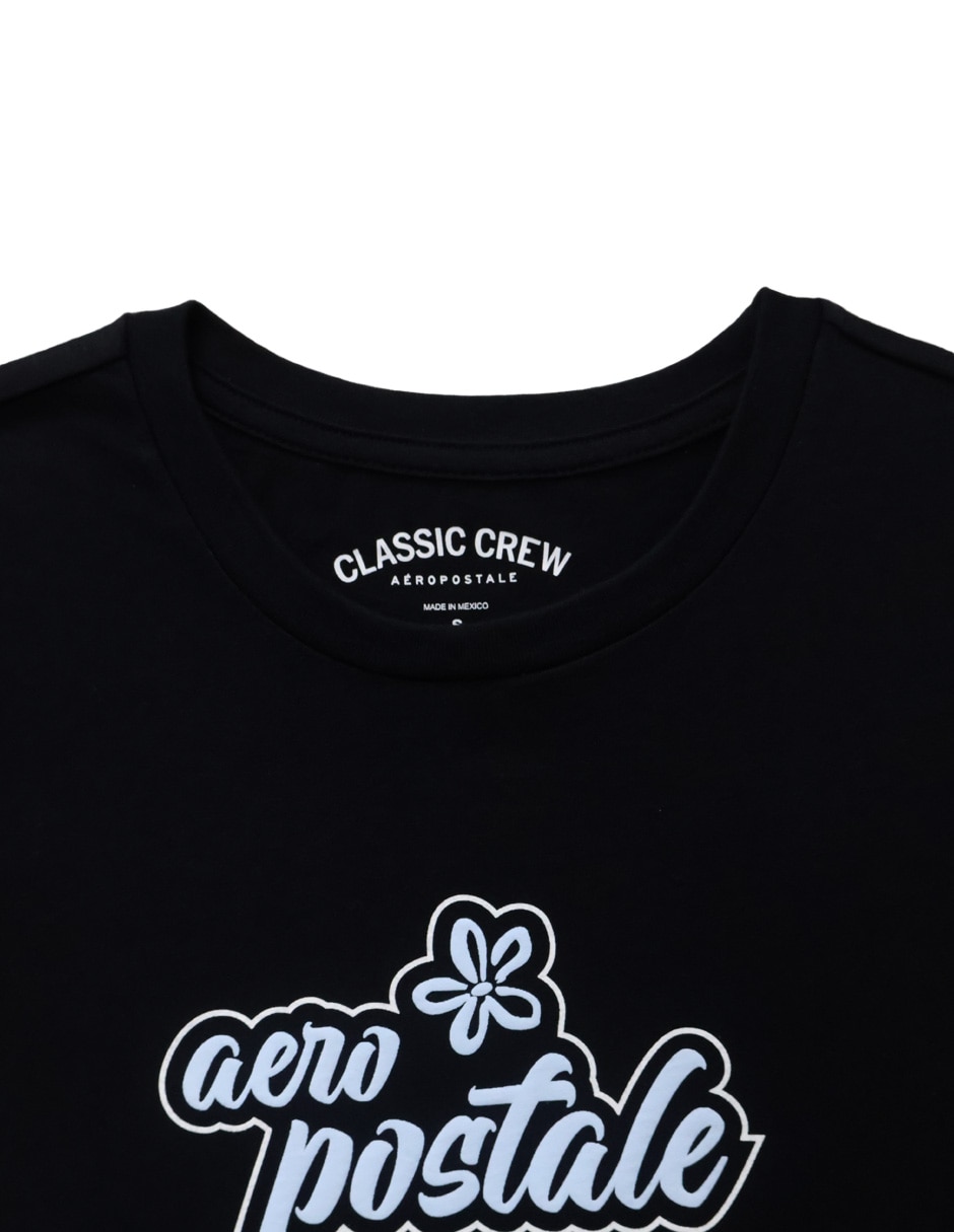 Playera manga corta cuello redondo para mujer 2
