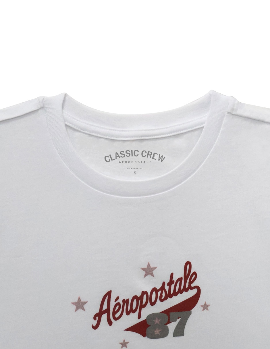 Playera manga corta cuello redondo para mujer 2