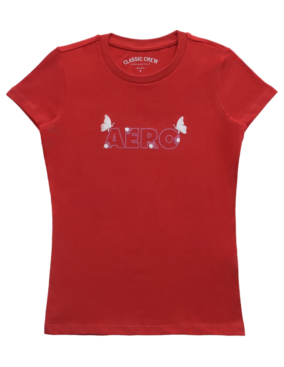 Playera manga corta ropa cuello redondo para mujer