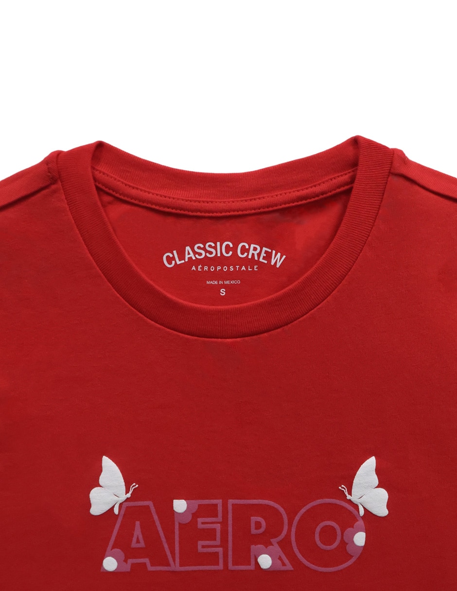 Playera manga corta ropa cuello redondo para mujer 2