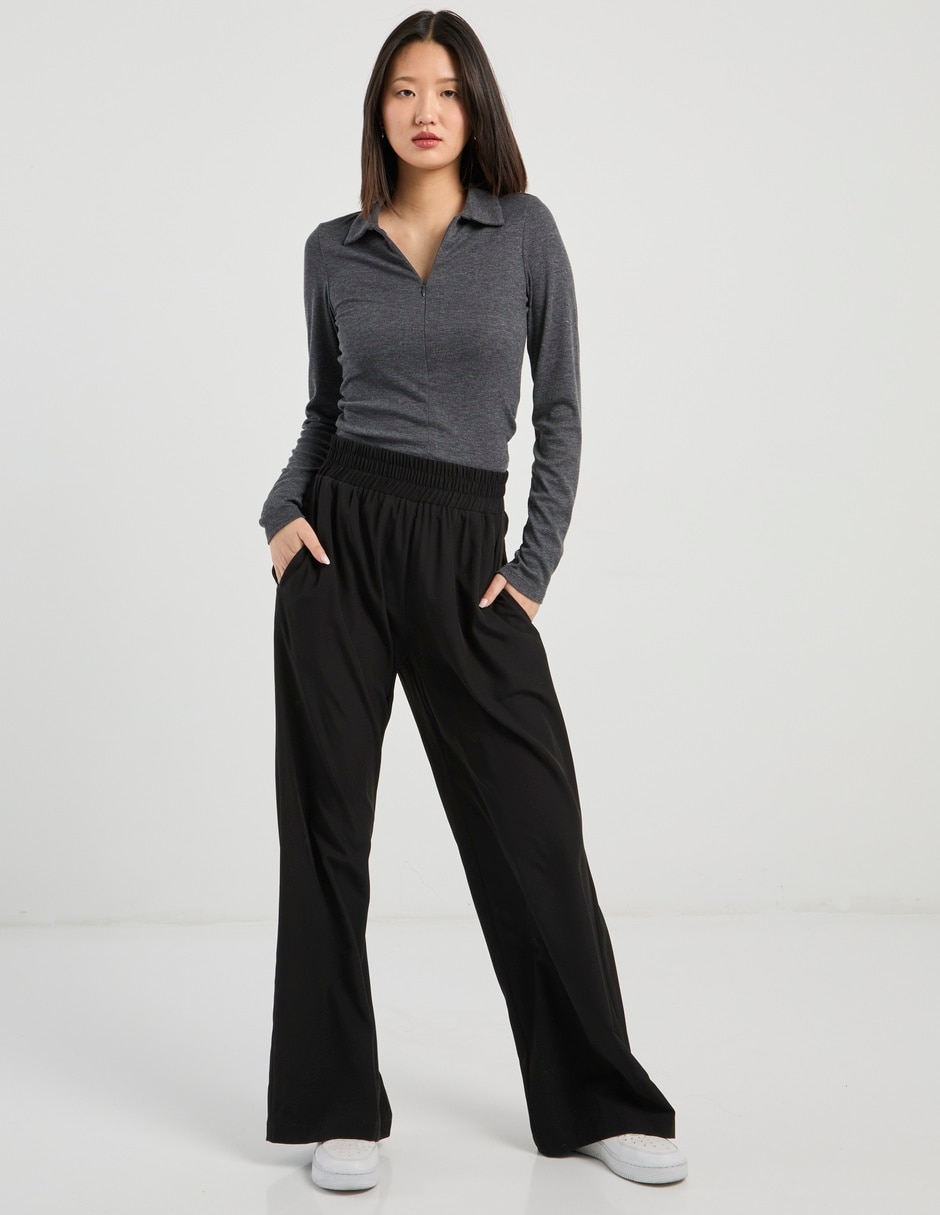 Pantalón relaxed amplio para mujer 2