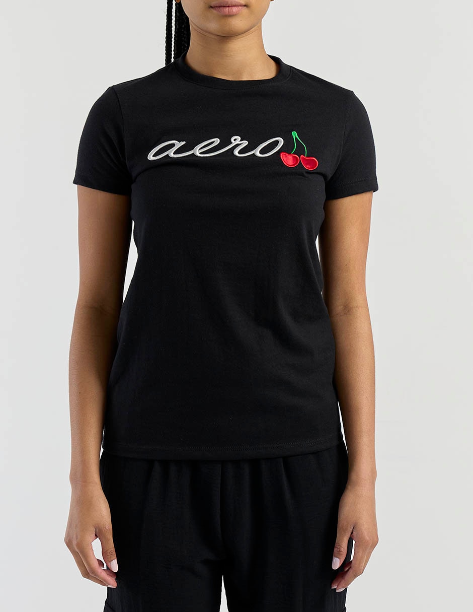 Playera manga corta cuello redondo para mujer 7