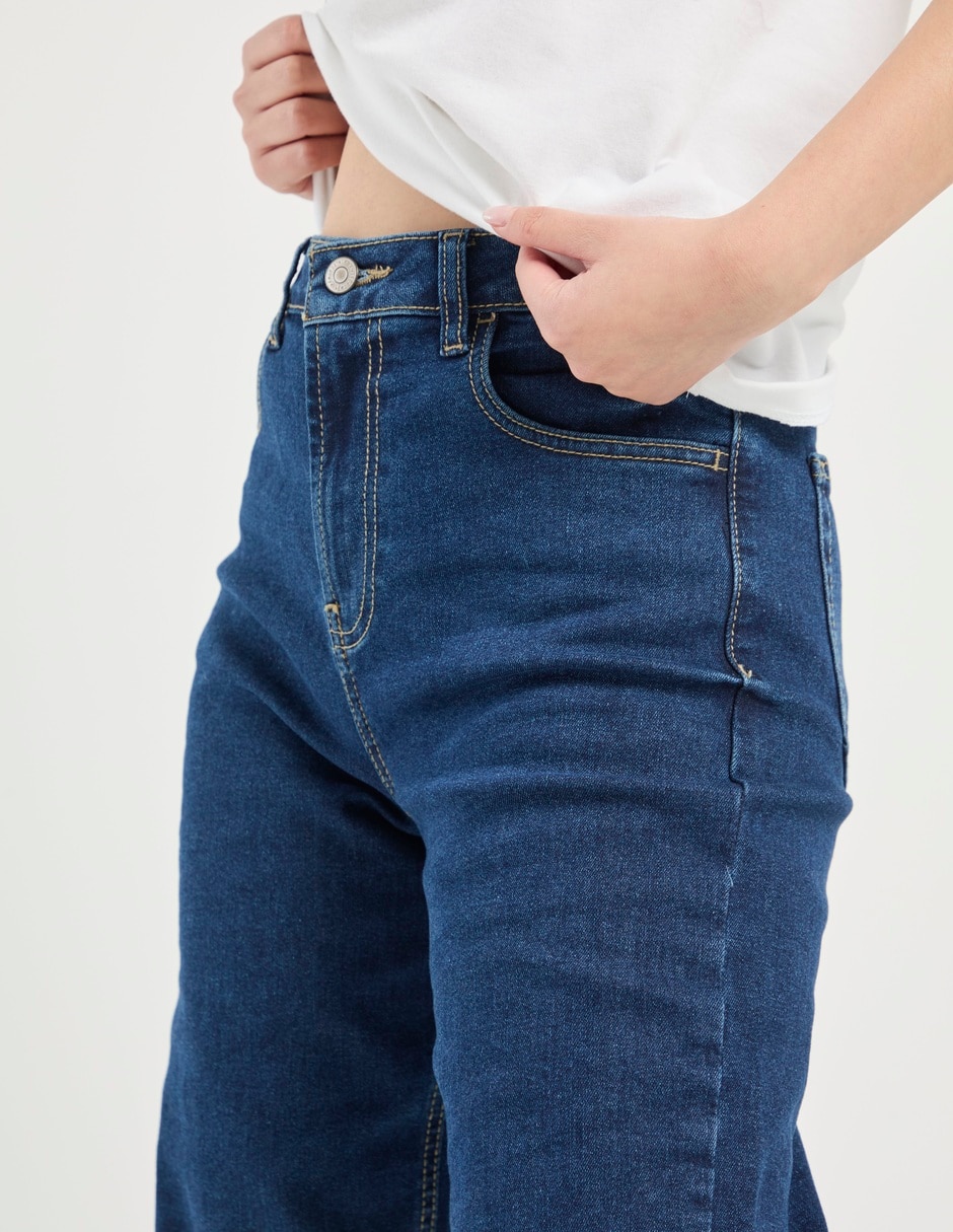Jeans straight para mujer 5