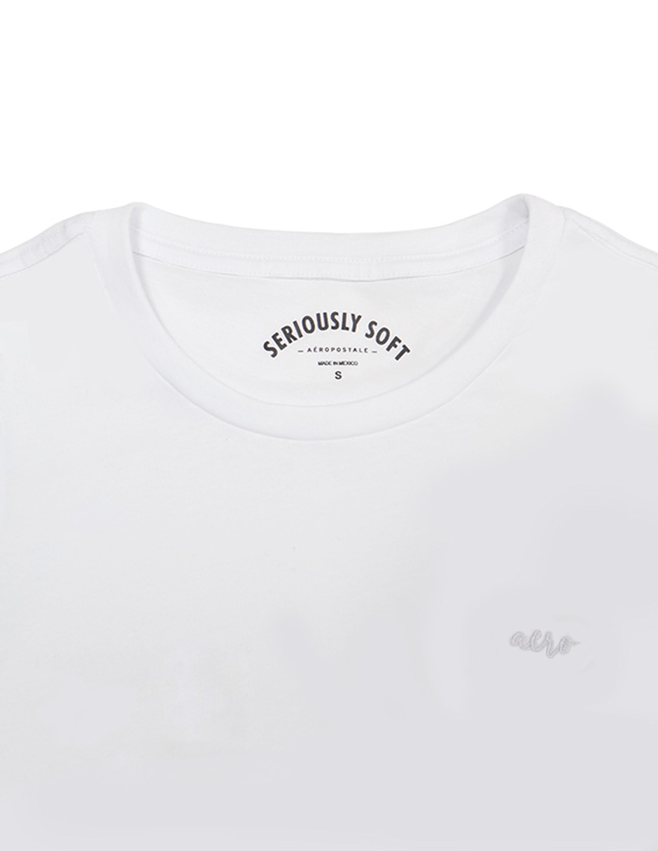 Playera manga corta cuello redondo para mujer 2