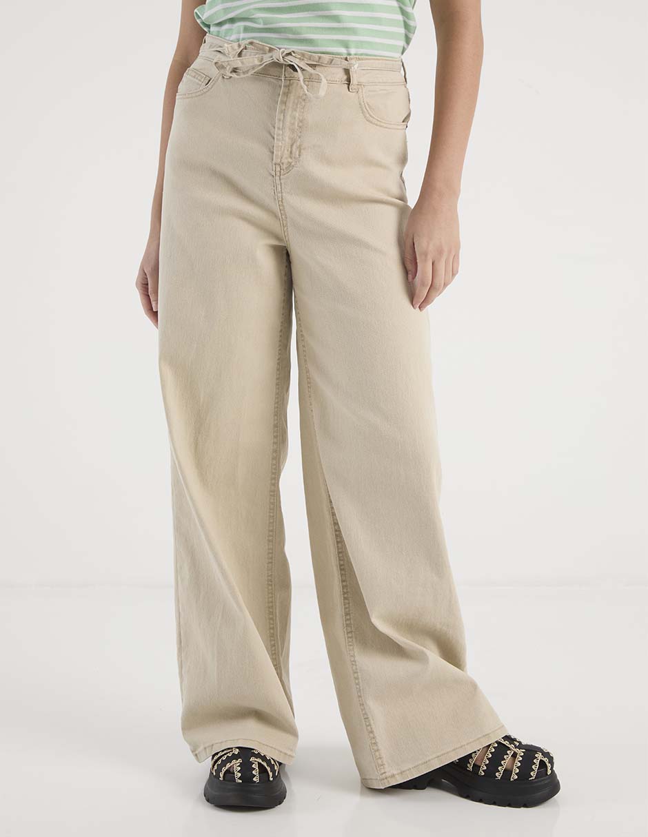 Jeans baggy cintura baja para mujer