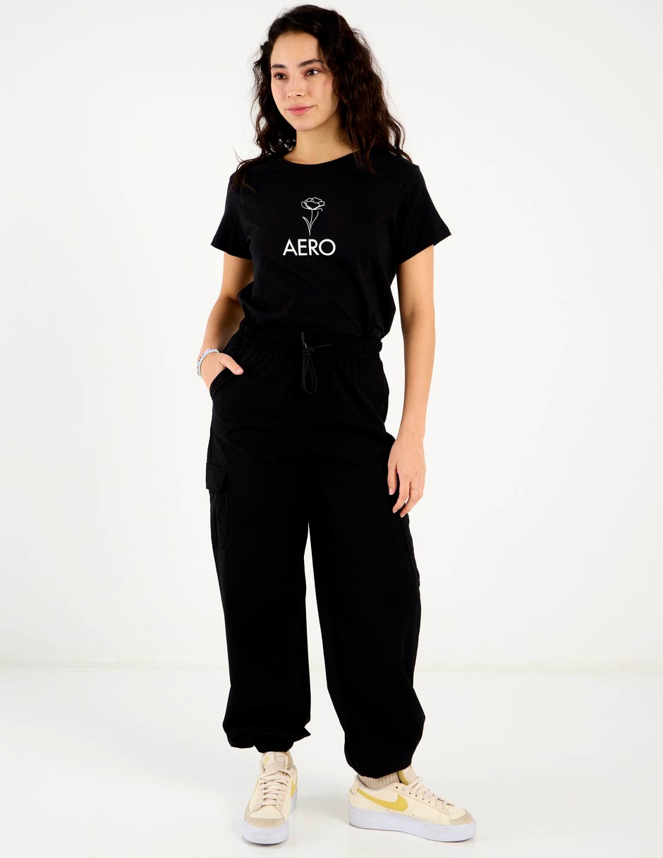 Playera manga corta cuello redondo para mujer 3