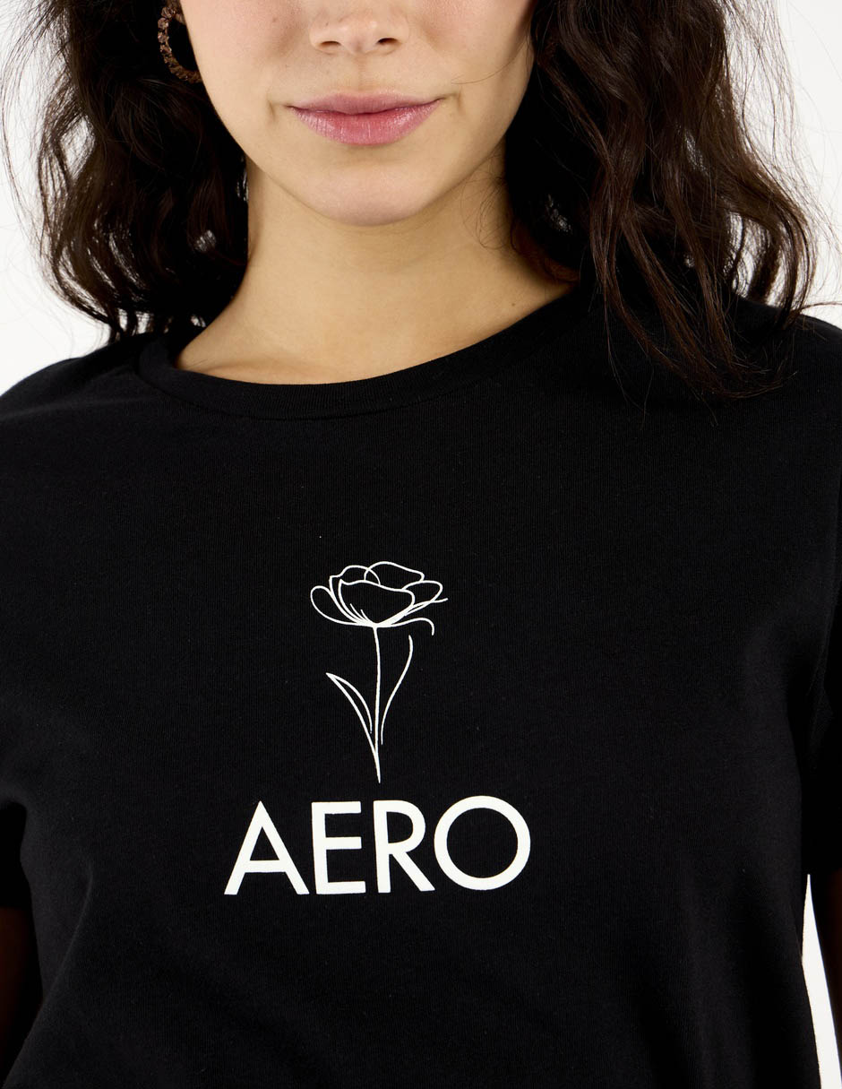 Playera manga corta cuello redondo para mujer 4