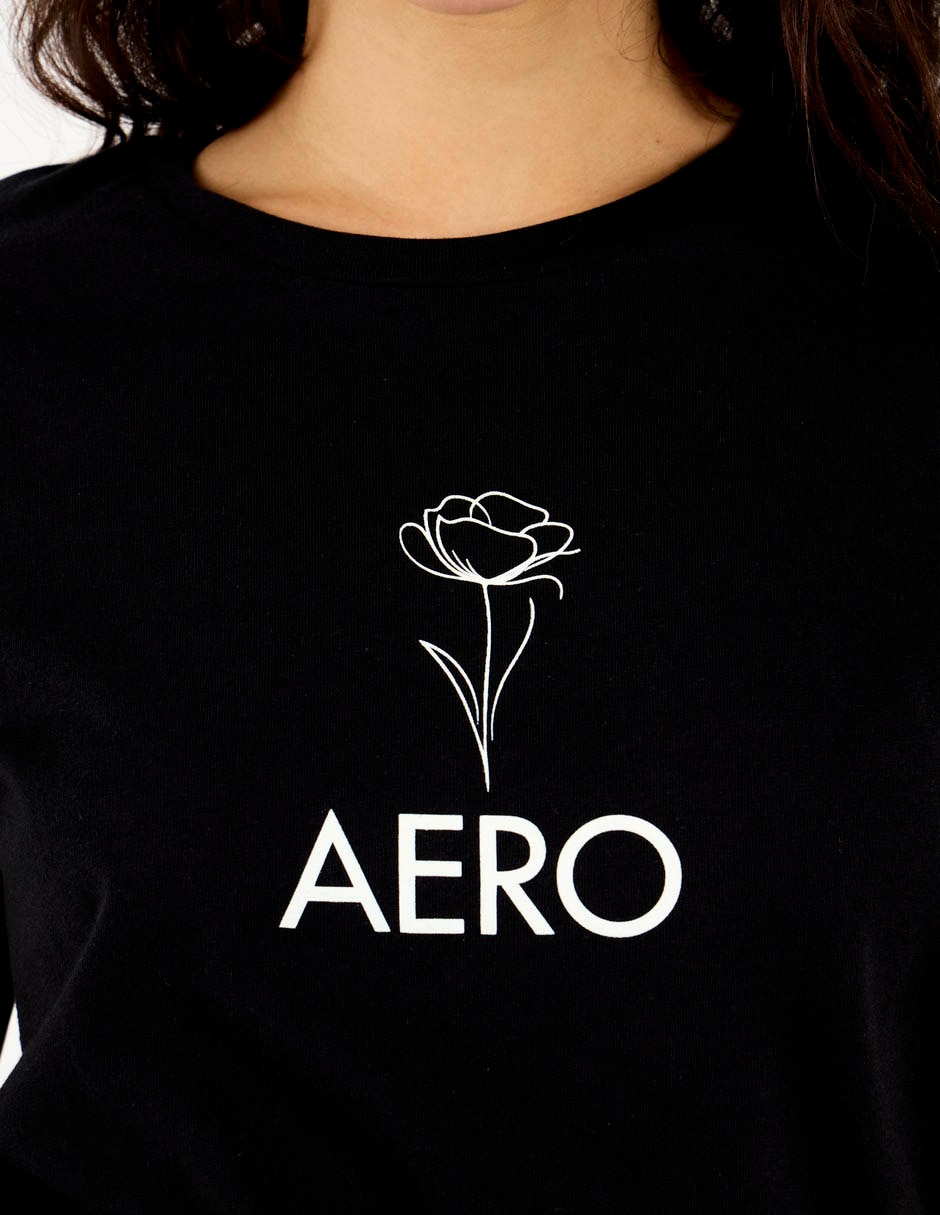 Playera manga corta cuello redondo para mujer 5