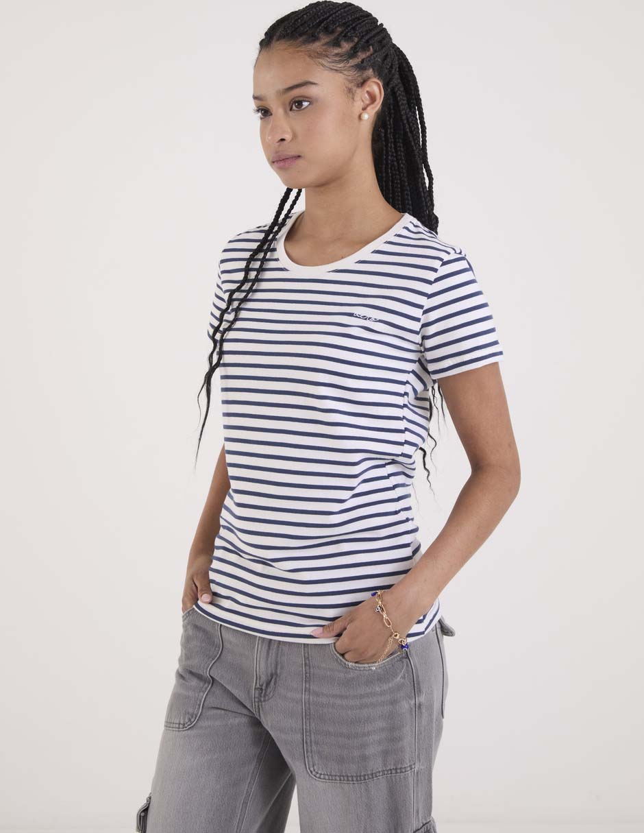 Playera manga corta aéropostale cuello redondo para mujer