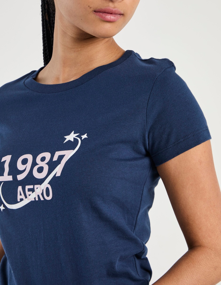 Playera manga corta cuello redondo para mujer 5