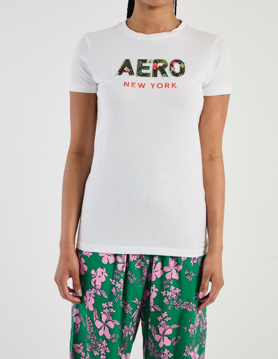 Playera manga corta cuello redondo para mujer 7
