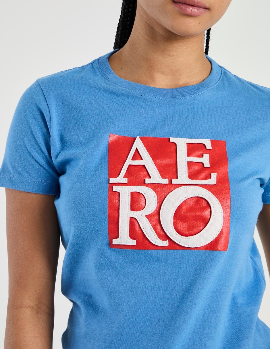 Playera manga corta cuello redondo para mujer 5
