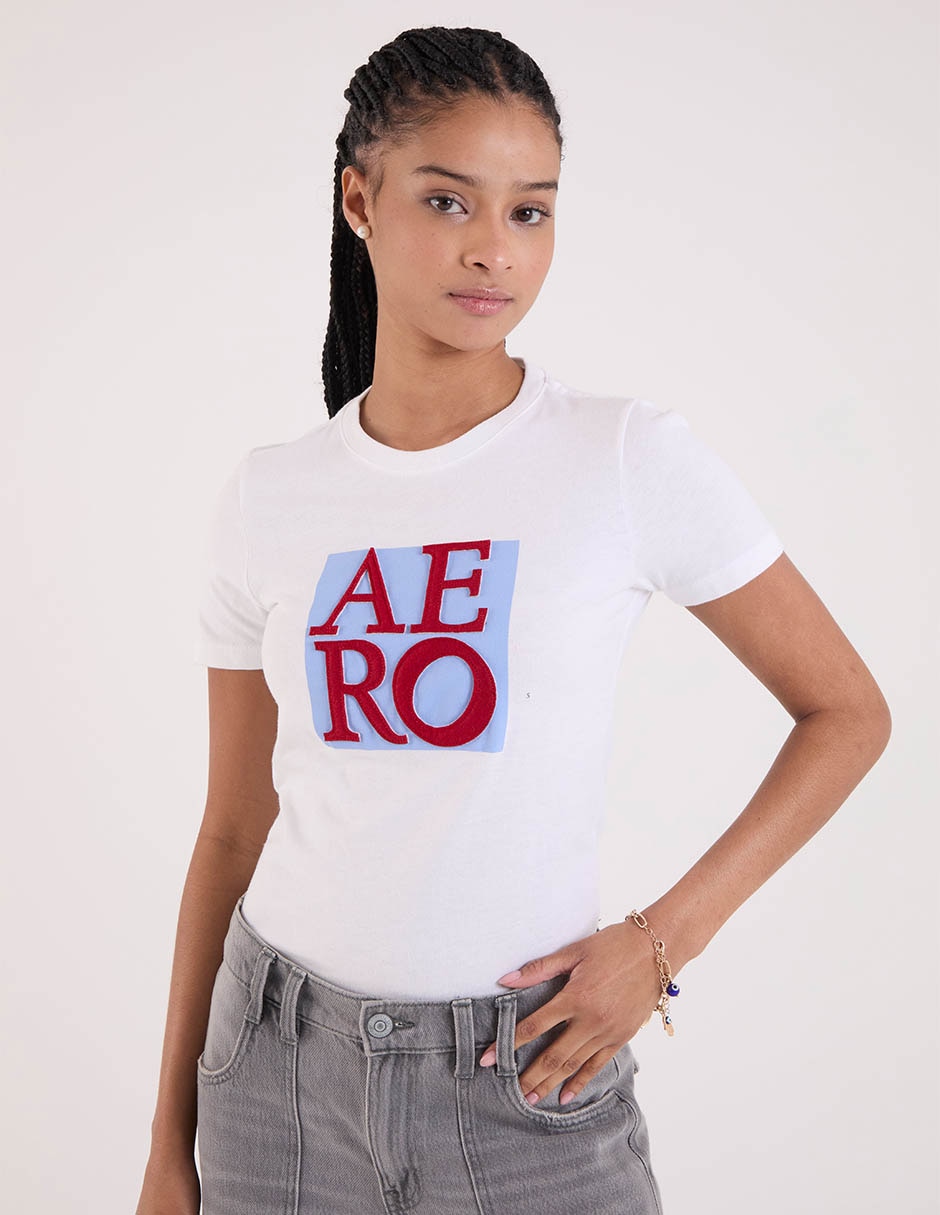 PLAYERA AERO AEROFEB4-26, 2XG, BLANCO