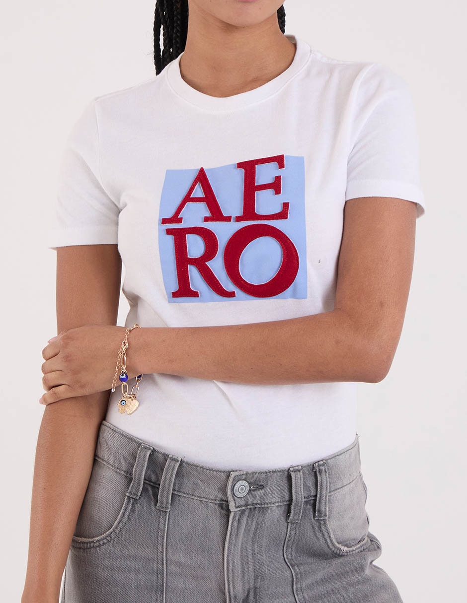 PLAYERA AERO AEROFEB4-26, 2XG, BLANCO