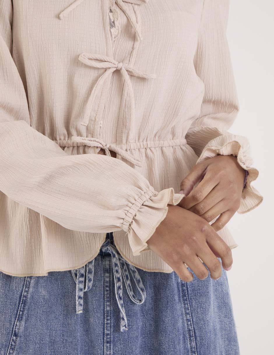 Blusa manga larga para mujer 5