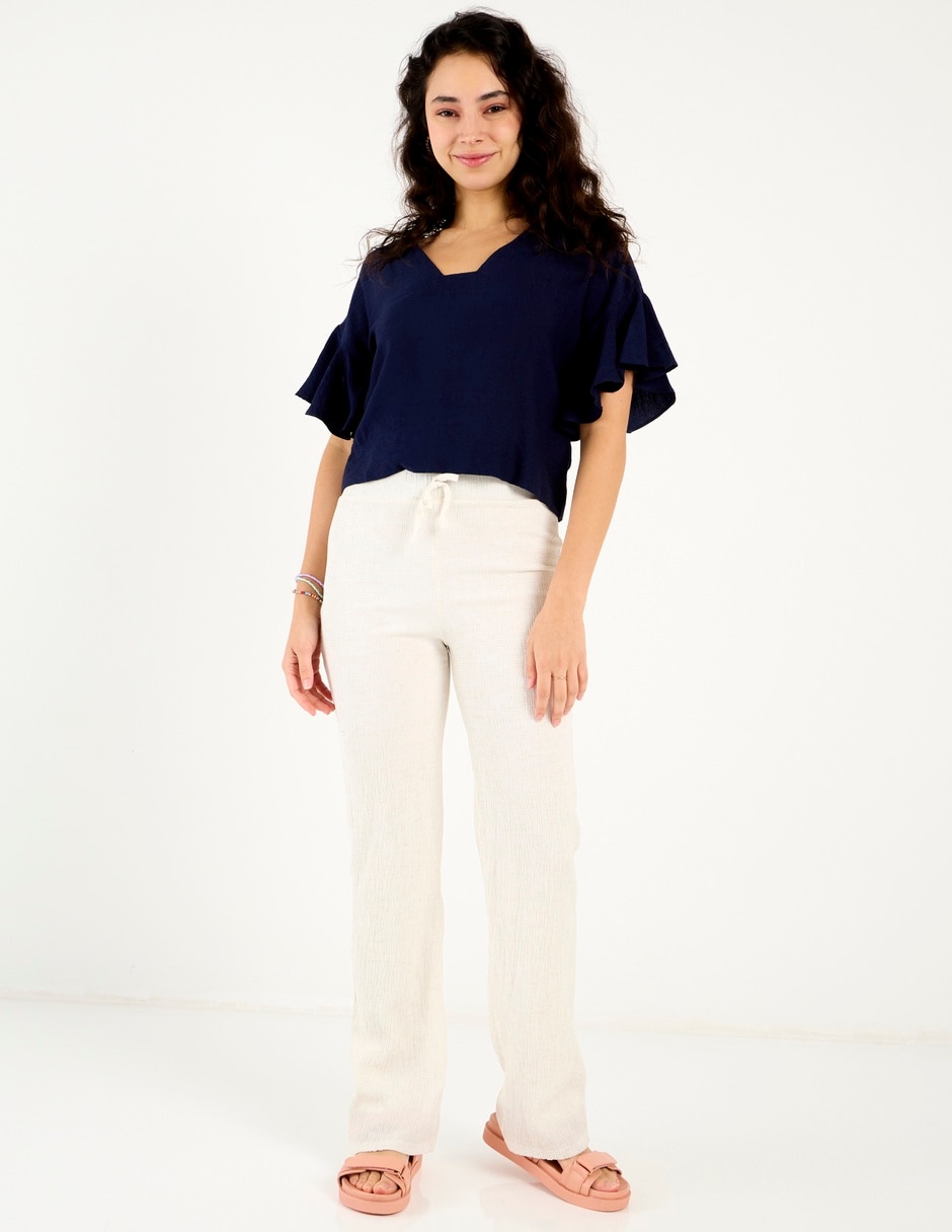 Pantalón regular para mujer 2
