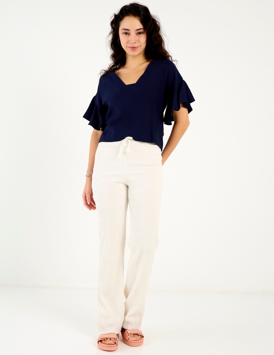 Pantalón regular para mujer 3