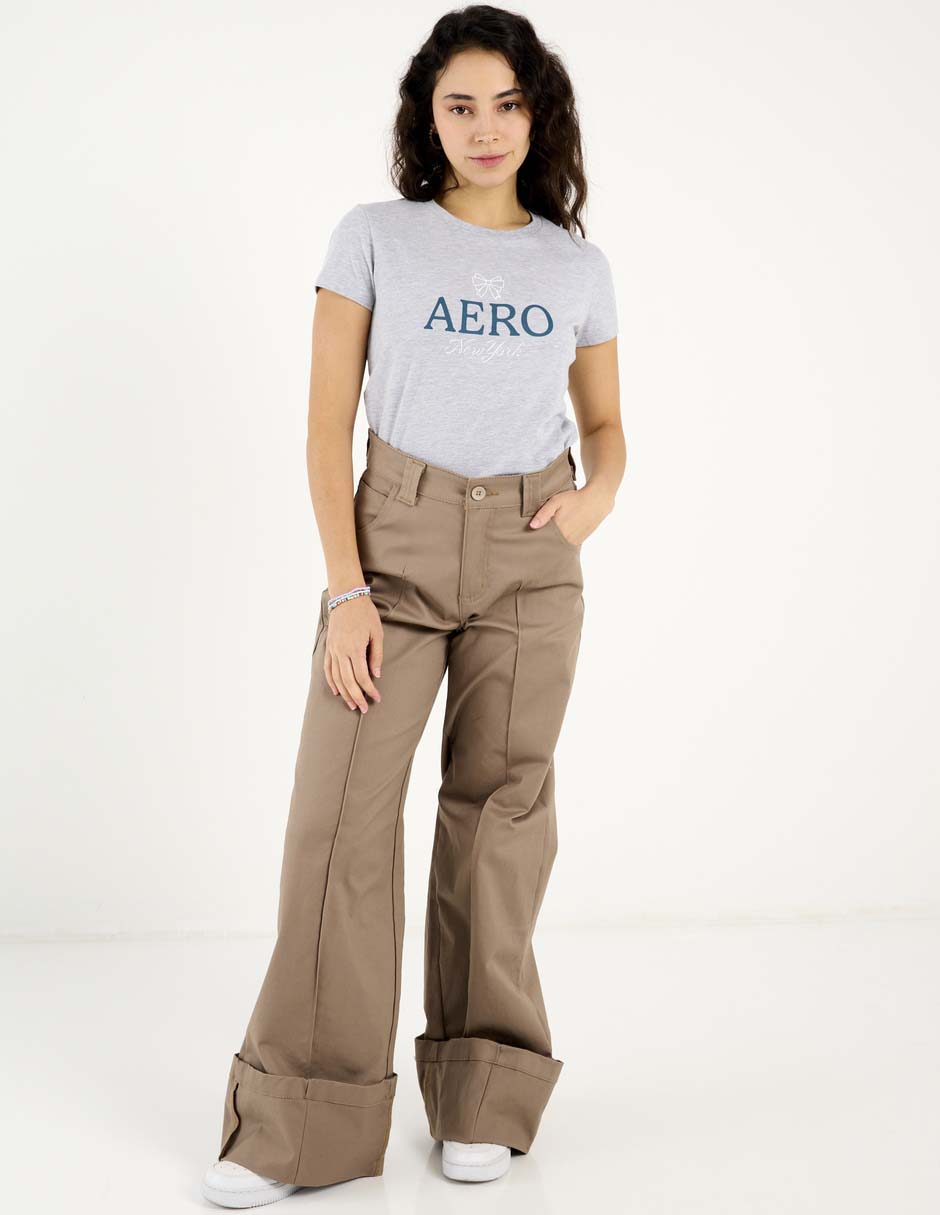 Playera manga corta cuello redondo para mujer 3