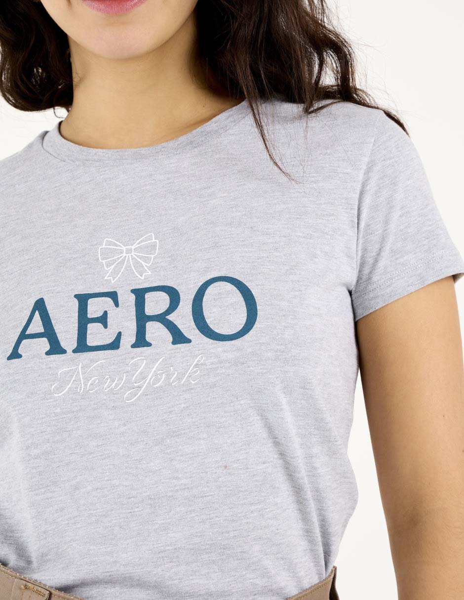 Playera manga corta cuello redondo para mujer 5