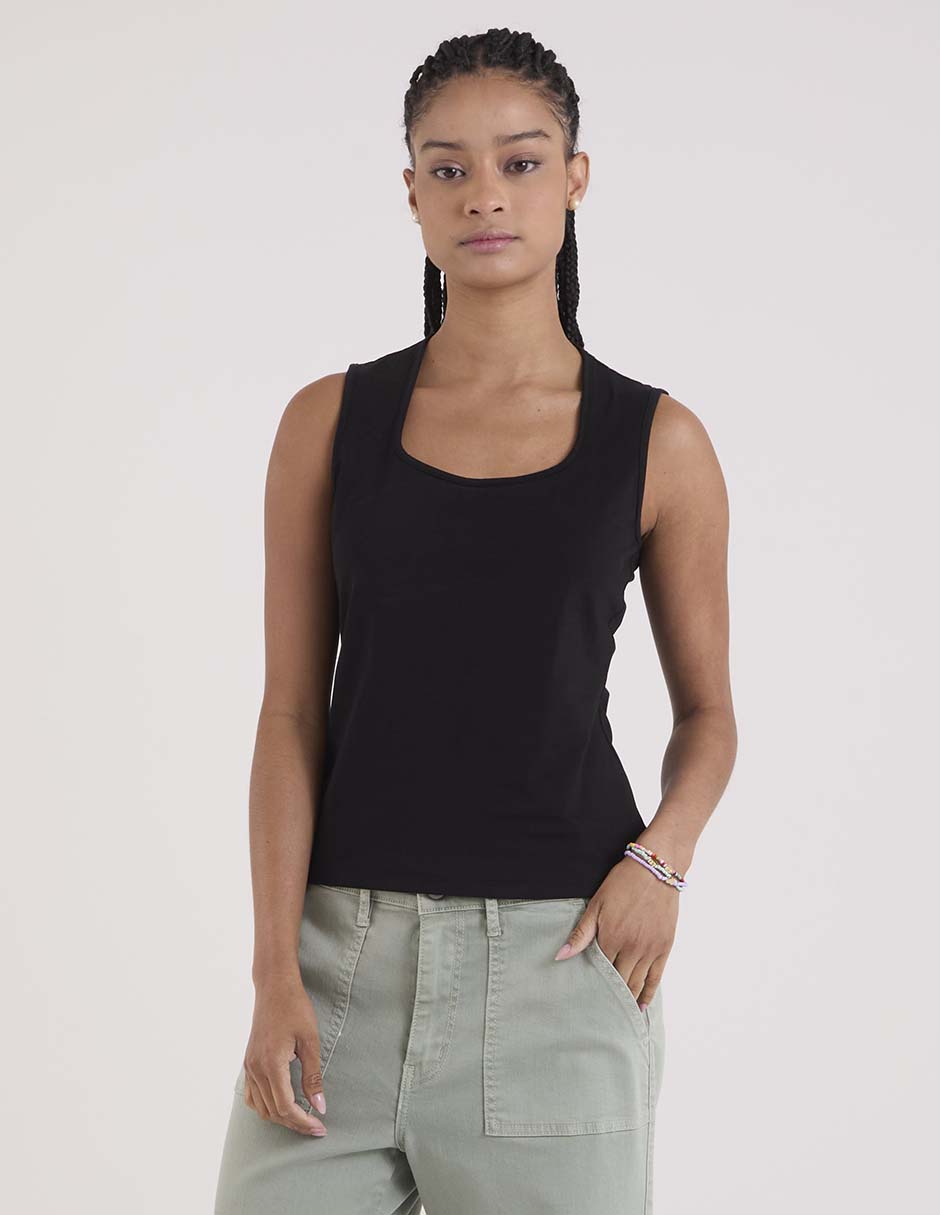 BLUSA AERO A26101 POLIÉSTER, XG, NEGRO