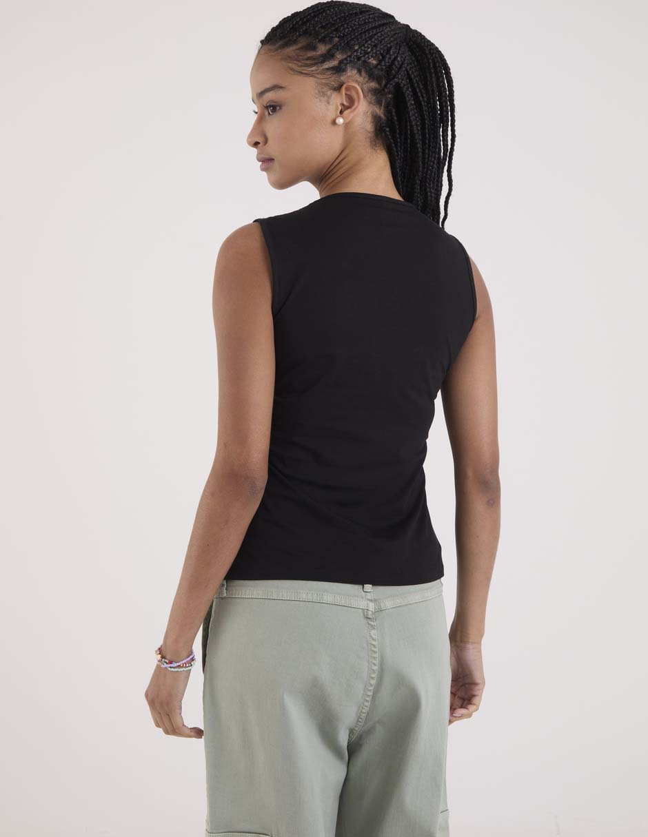 BLUSA AERO A26101 POLIÉSTER, XG, NEGRO