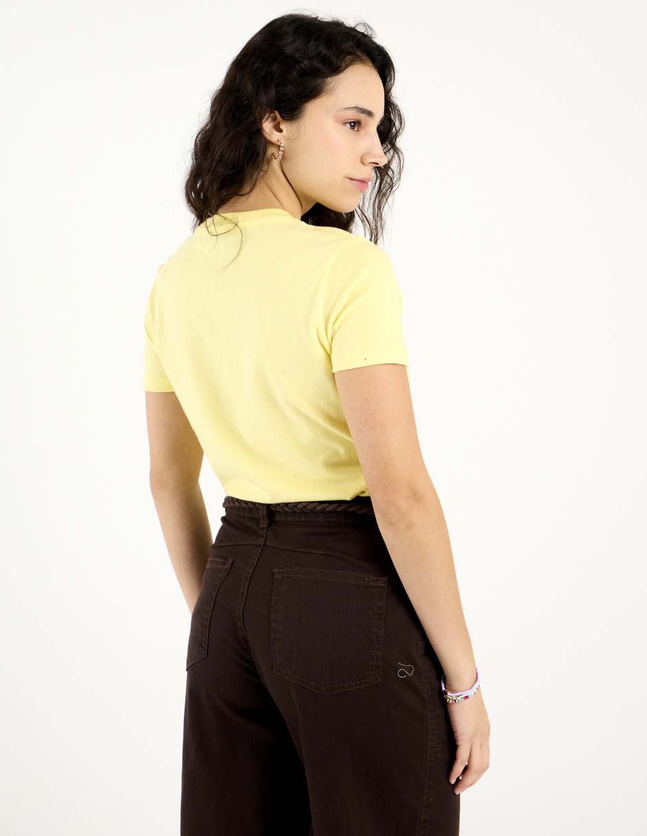 Playera manga corta Aero cuello redondo para mujer