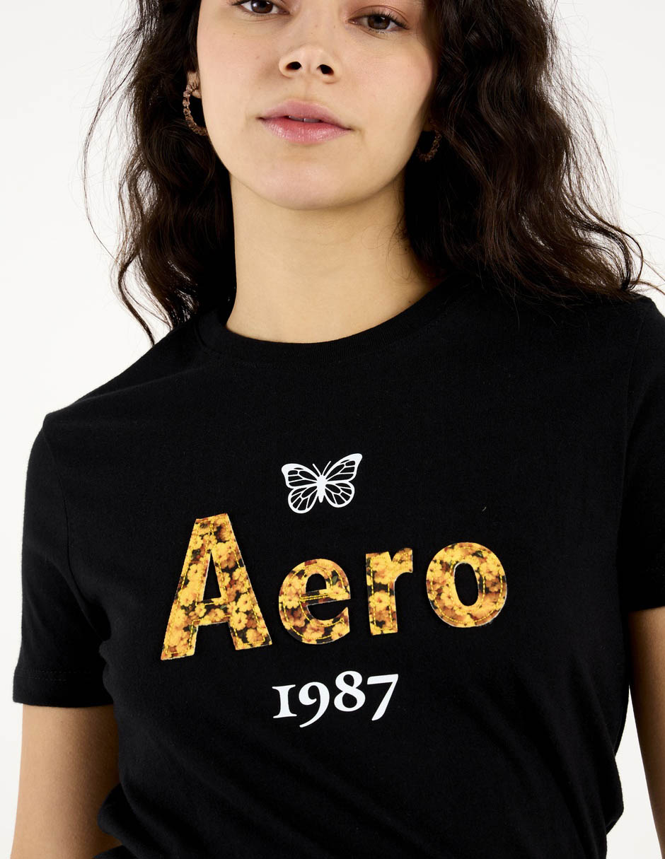 Playera manga corta cuello redondo para mujer 4