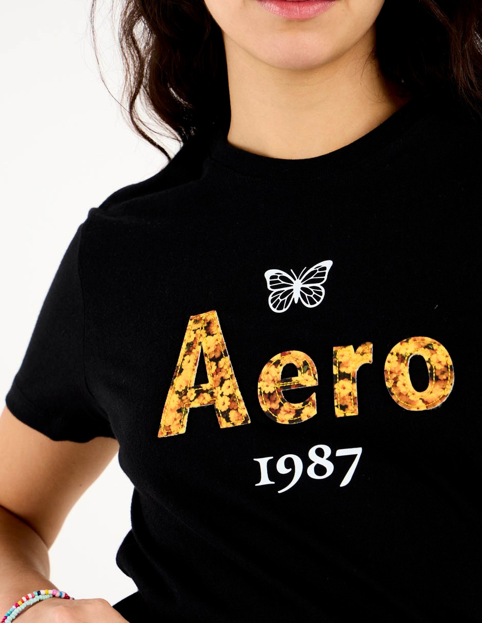 Playera manga corta cuello redondo para mujer 5