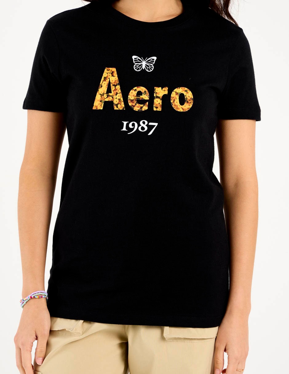 Playera manga corta cuello redondo para mujer 7