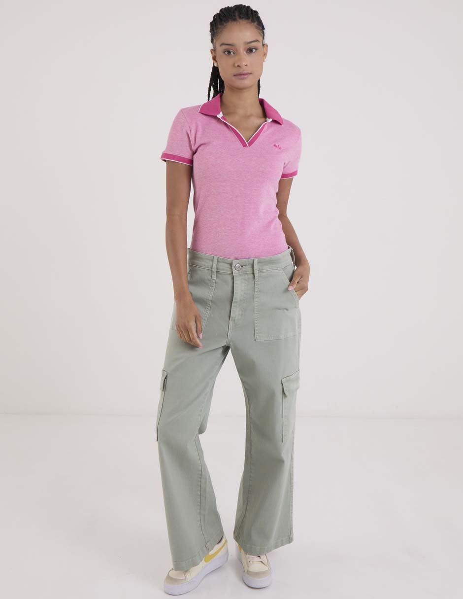 Playera tipo polo para mujer 3