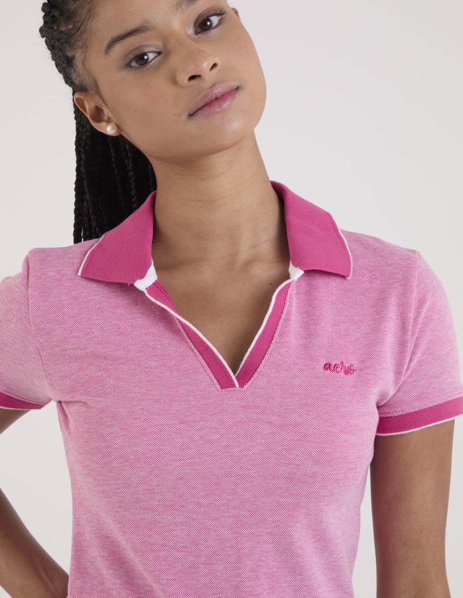 Playera tipo polo para mujer 4
