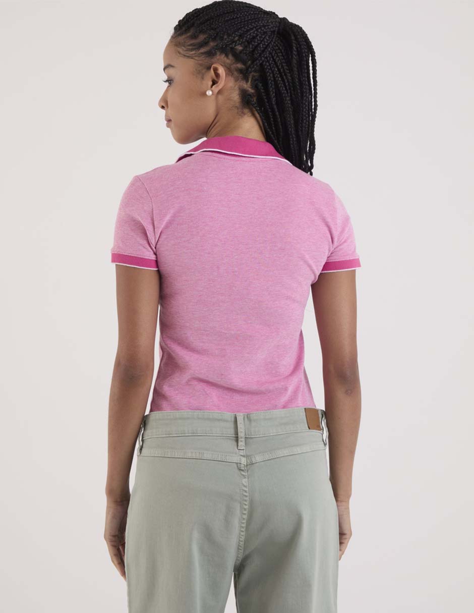 Playera tipo polo para mujer 6