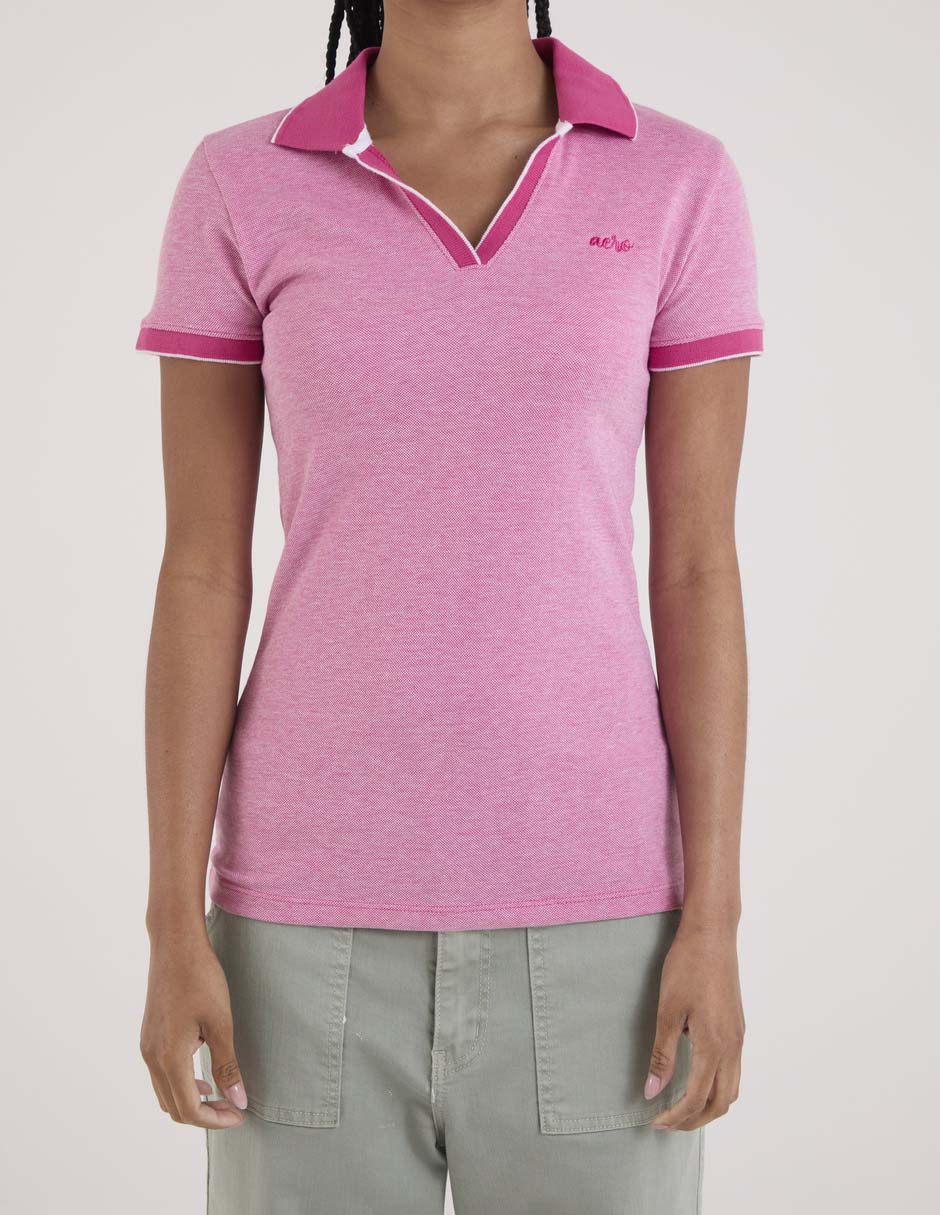 Playera tipo polo para mujer 7