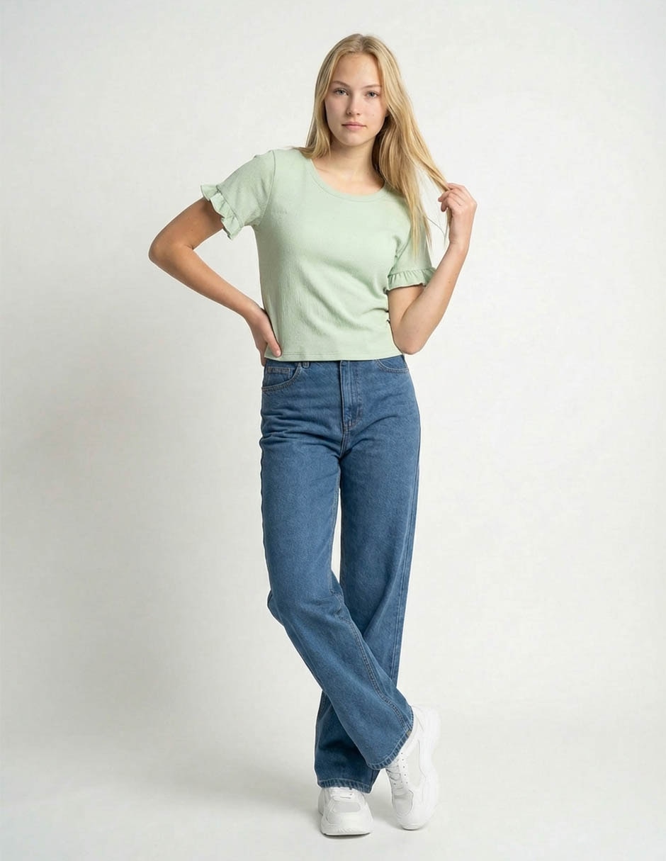 Blusa manga corta para mujer 3