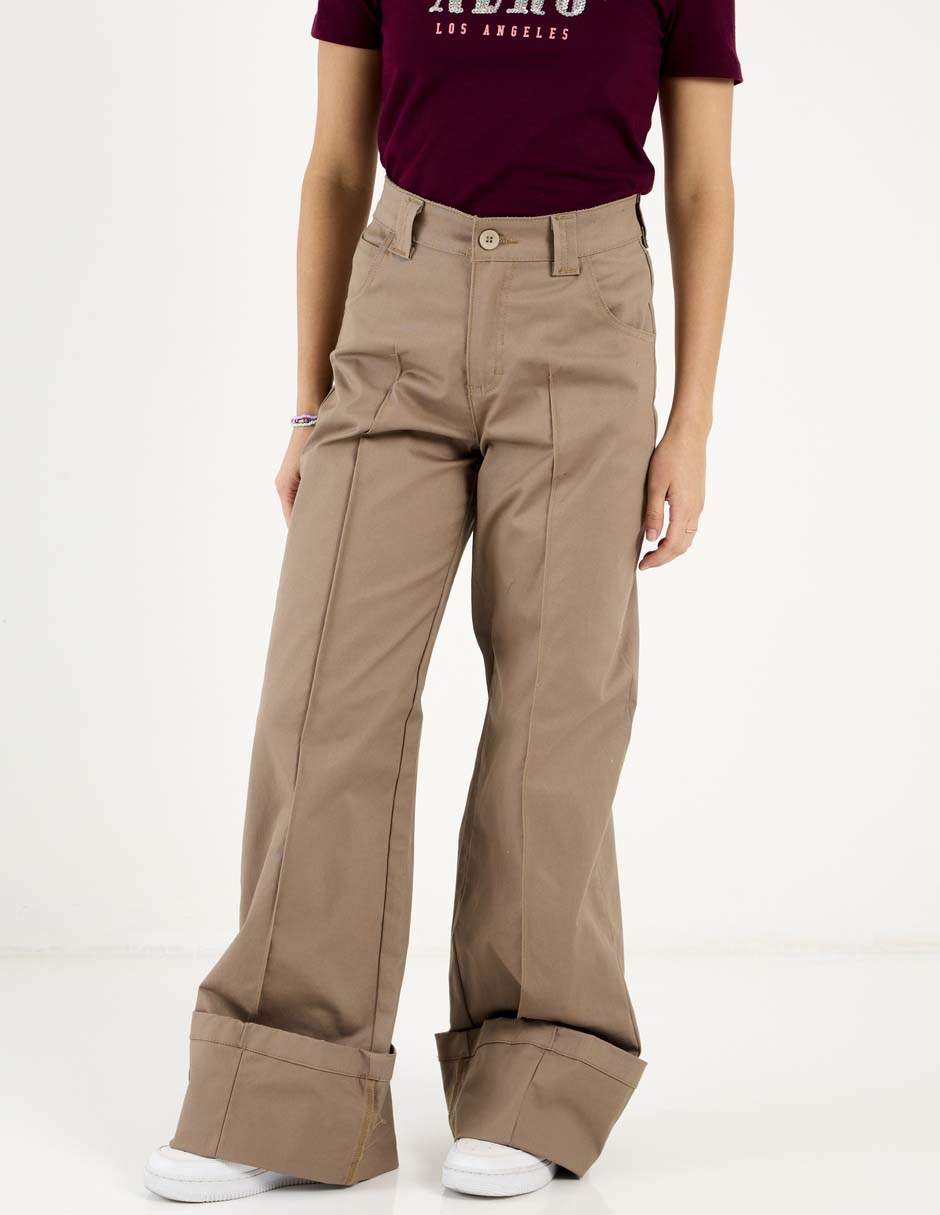 Pantalón relaxed amplio para mujer