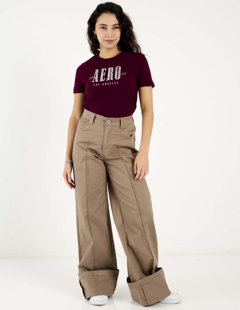 Pantalón relaxed amplio para mujer 2