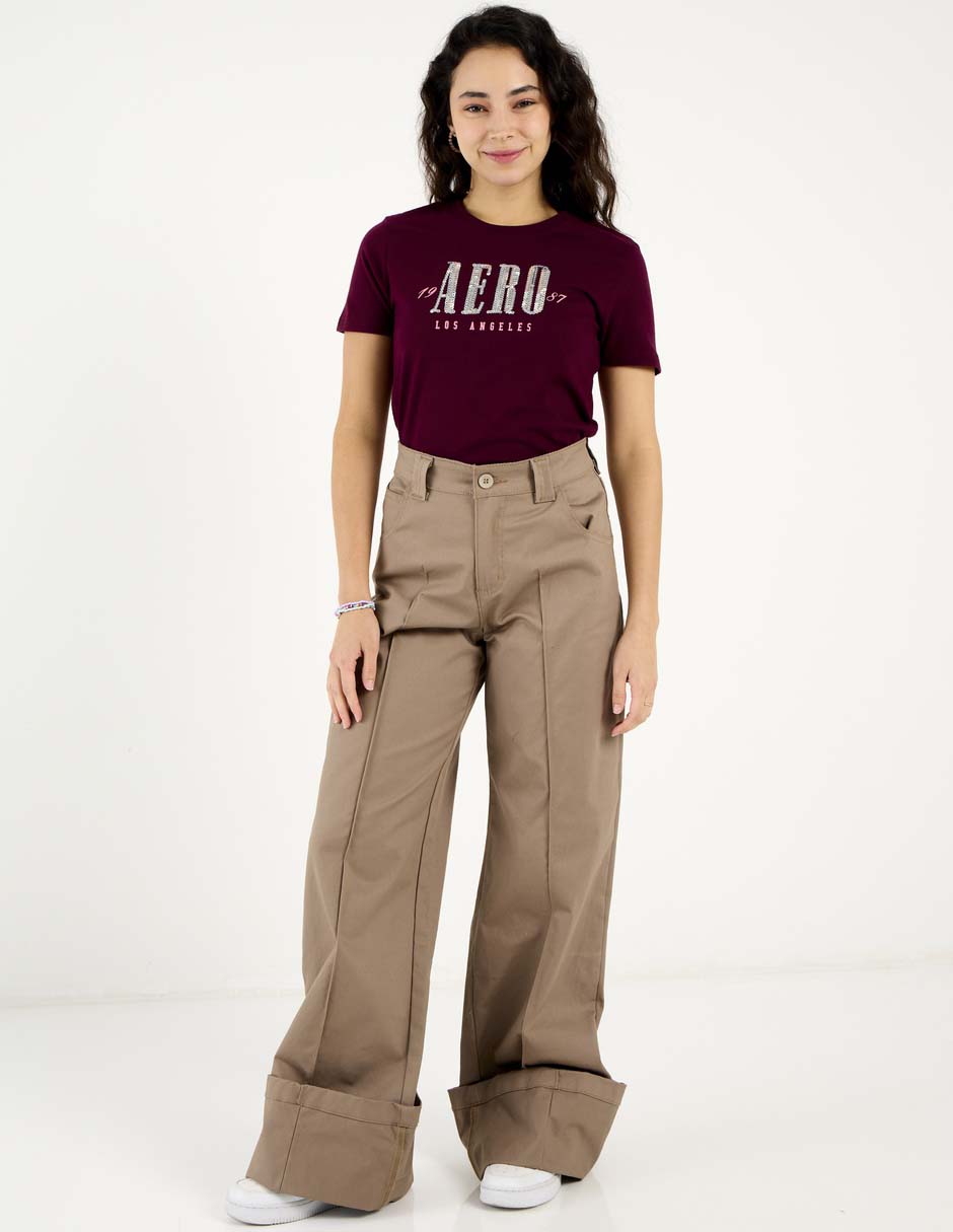 Pantalón relaxed amplio para mujer 3