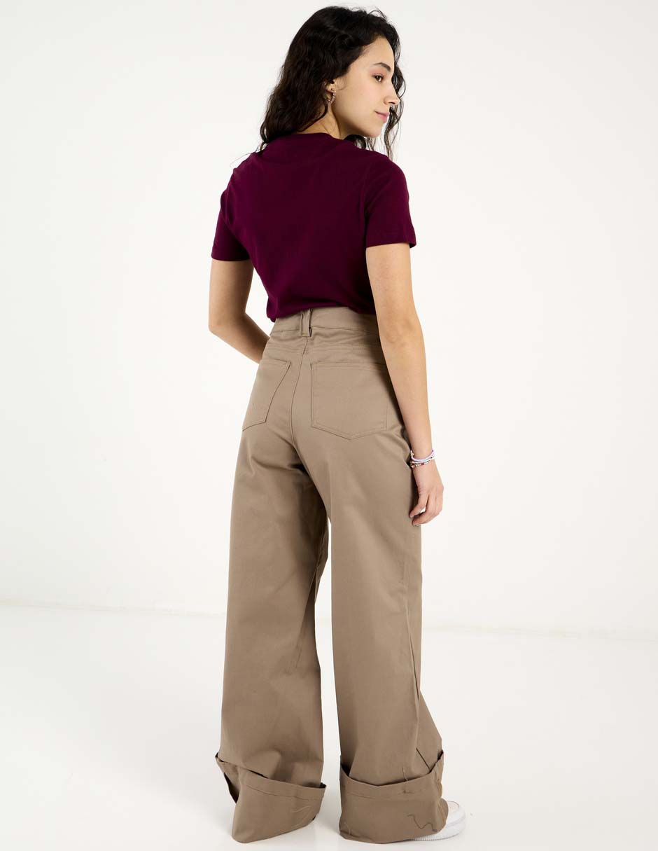 Pantalón relaxed amplio para mujer 6