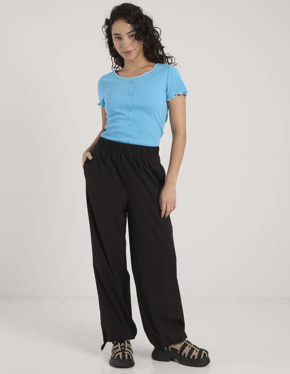 Pantalón relaxed amplio para mujer 2