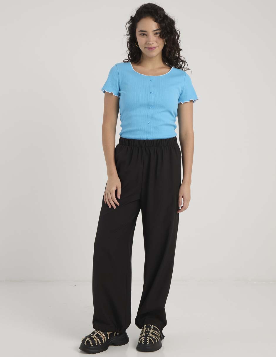 Pantalón relaxed amplio para mujer 3
