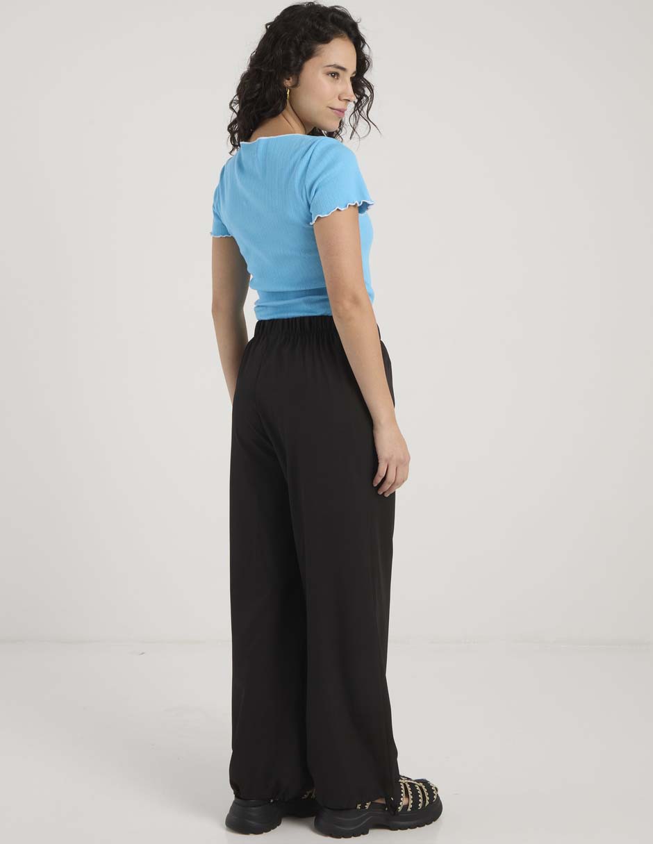 Pantalón relaxed amplio para mujer 6
