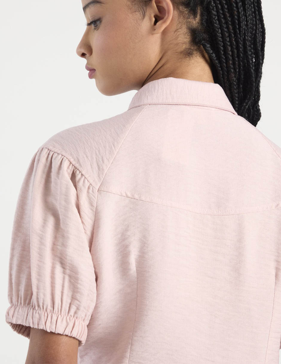 Blusa manga al codo para mujer 4
