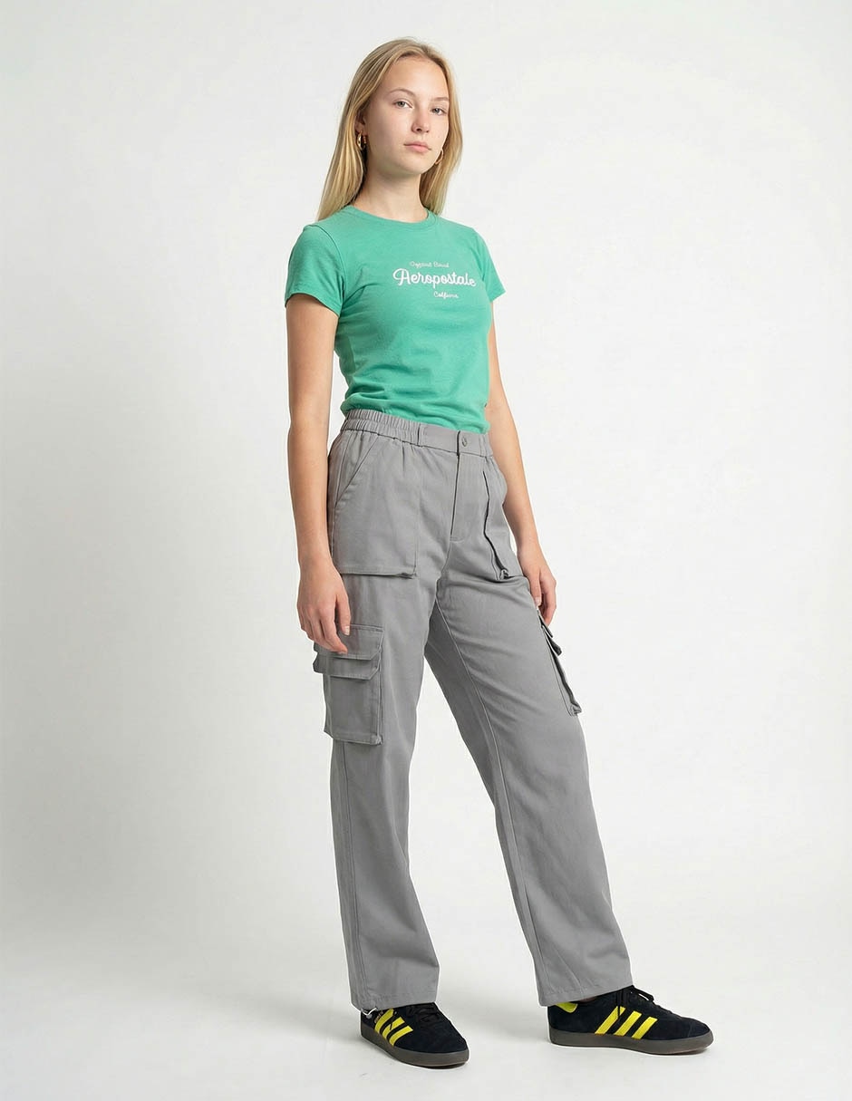Pantalón cargo amplio para mujer 3